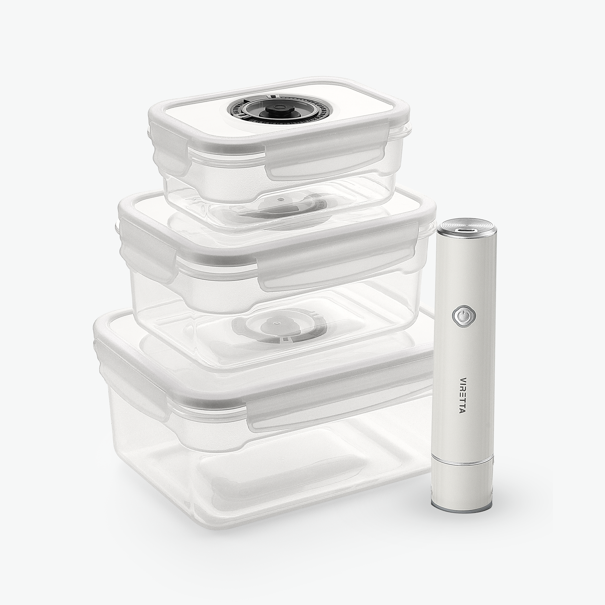 Plastic Vacuum Container Set