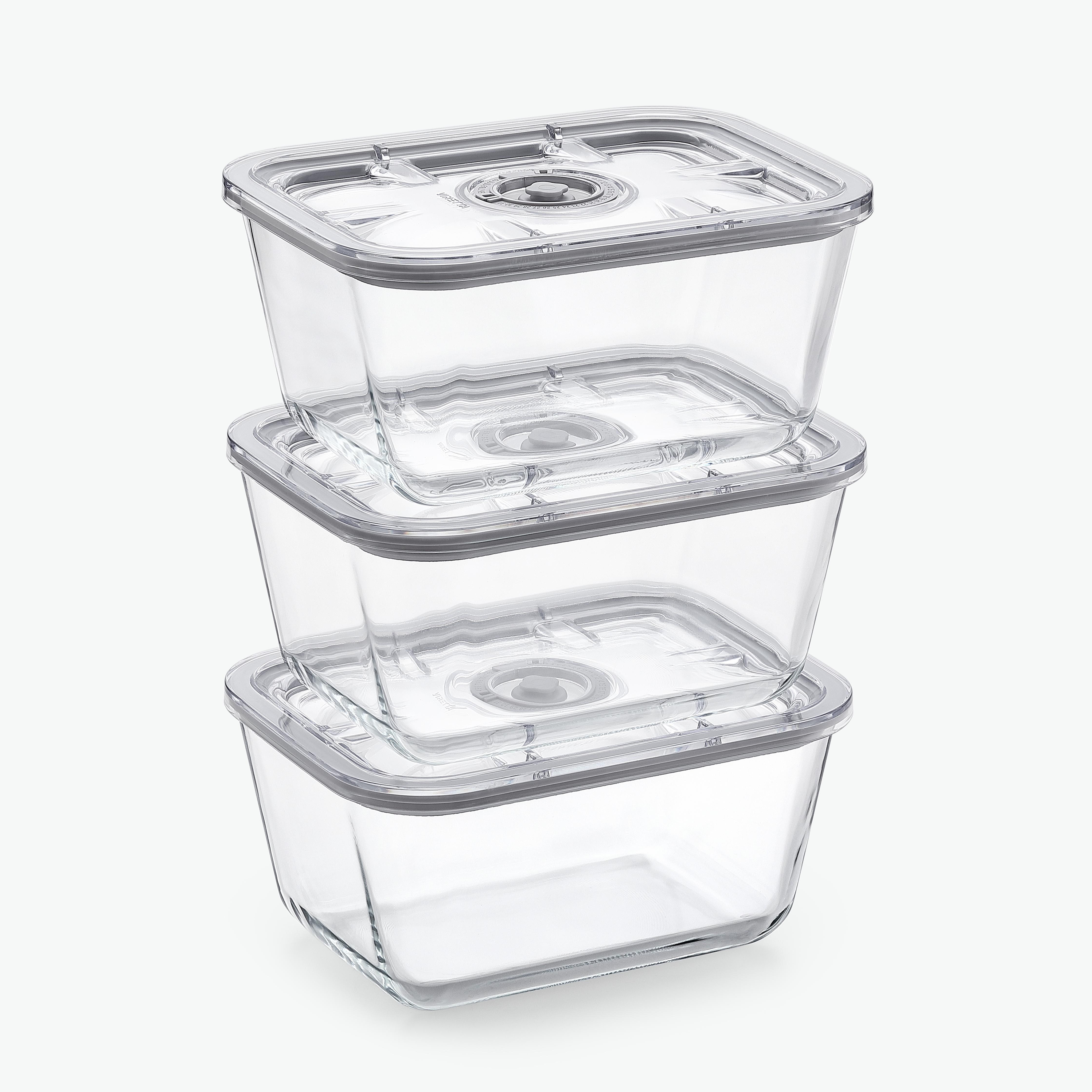 Vakuumbehälter aus Glas – Trio-Set (3er-Pack)