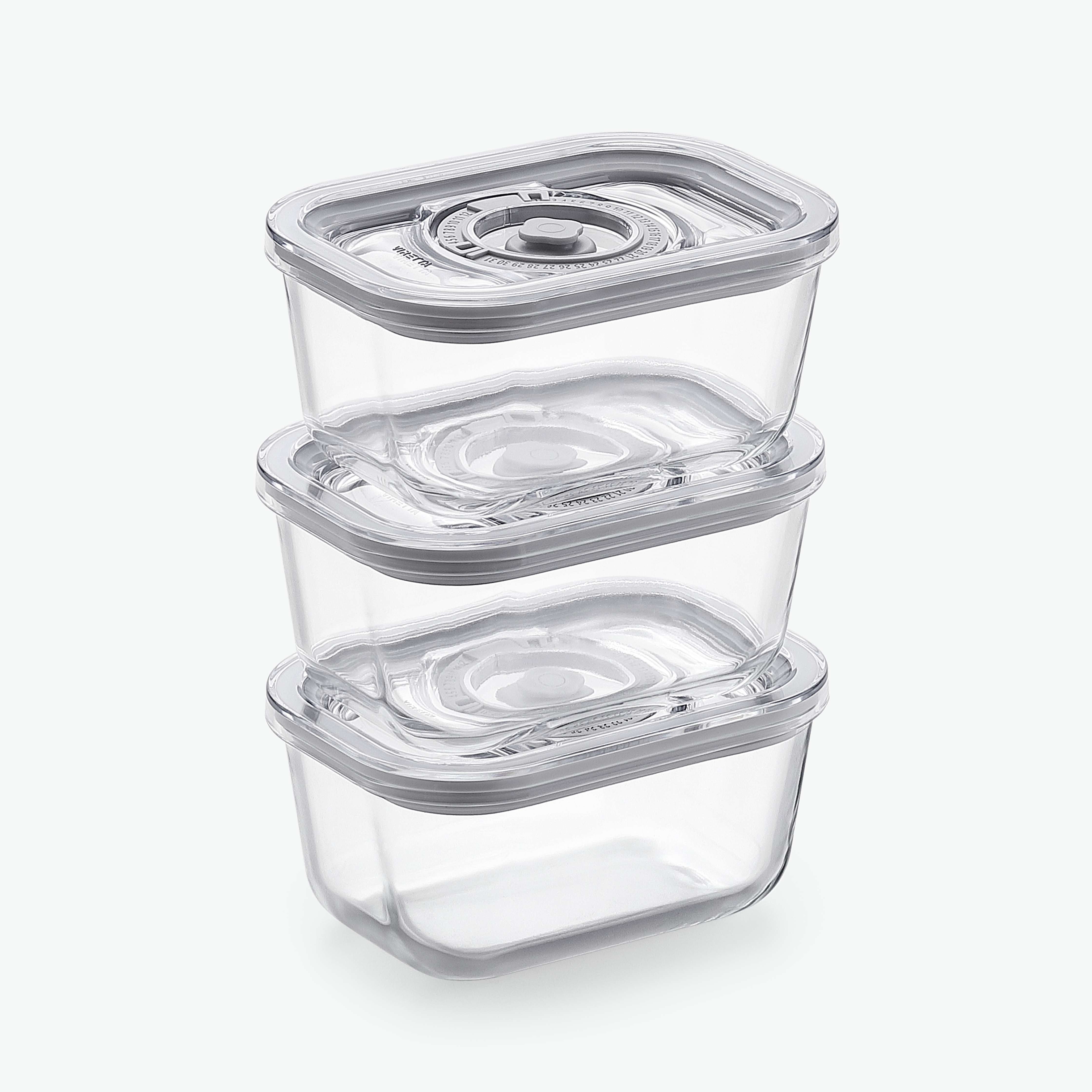 Vakuumbehälter aus Glas – Trio-Set (3er-Pack)