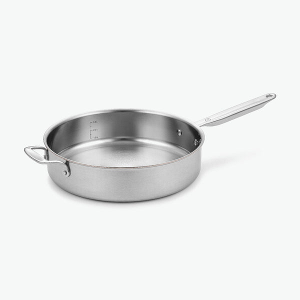Sautierpfanne Ø28 aus Edelstahl