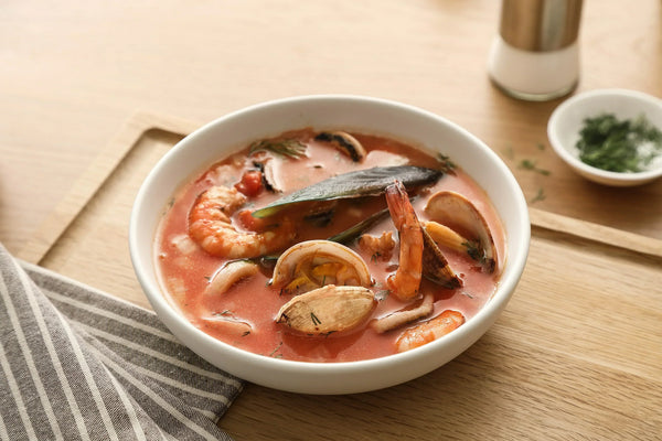 Fisch- und Meeresfrüchtesuppe