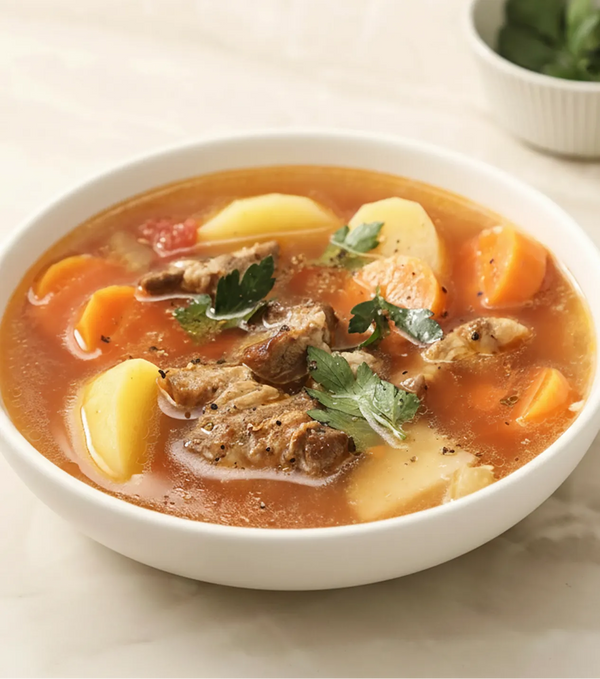 Lammtopf mit französischem Gemüse