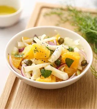 Fenchel- und Orangensalat