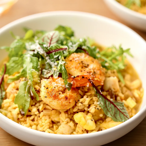 Risotto mit Fisch und Meeresfrüchten
