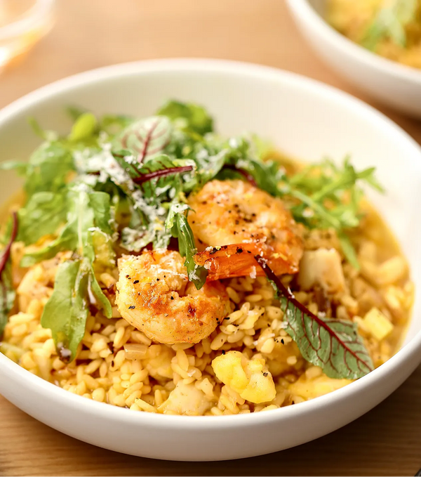 Risotto mit Fisch und Meeresfrüchten