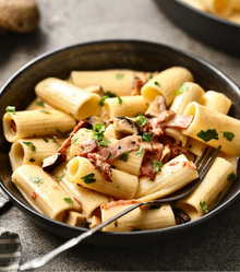 Cremige Pilzpasta