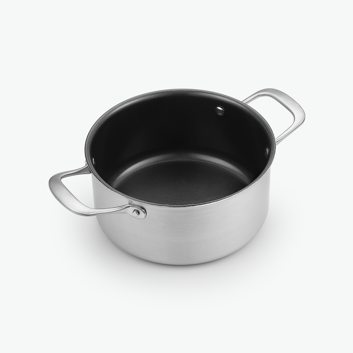 Kochtopf aus 3-Ply Keramik, 3 l, schräg von vorn