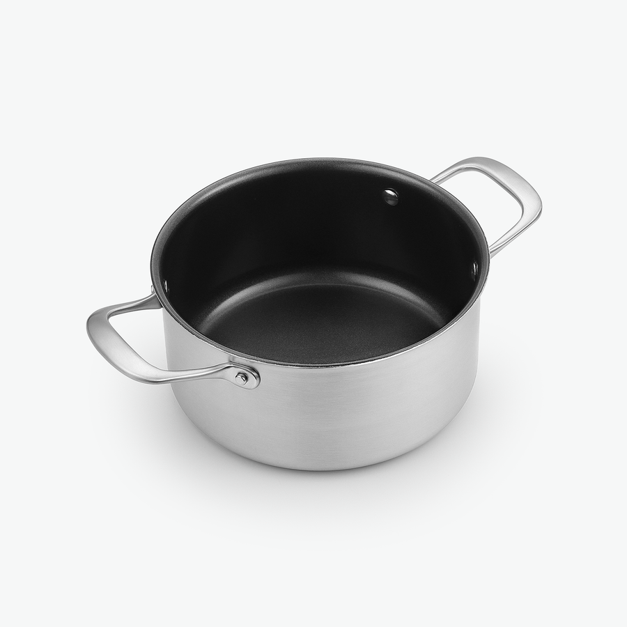 Kochtopf aus 3-Ply Keramik, 3 l, schräg von vorn