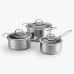 Kochtopf-Trio-Set - 3-teilig / Glas