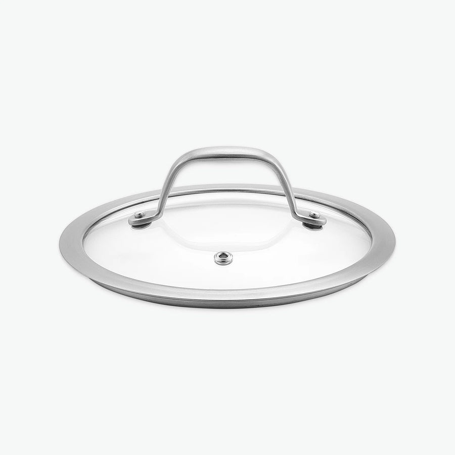Glasdeckel für die 3-Ply-Serie, Ø18 cm, schräg von vorn