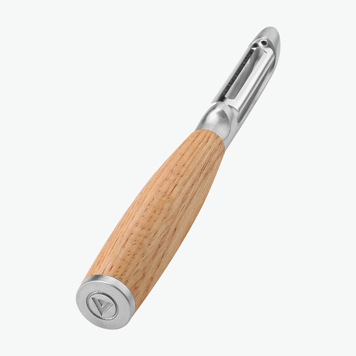 Längsschäler mit Griff aus Eiche, Schrägansicht