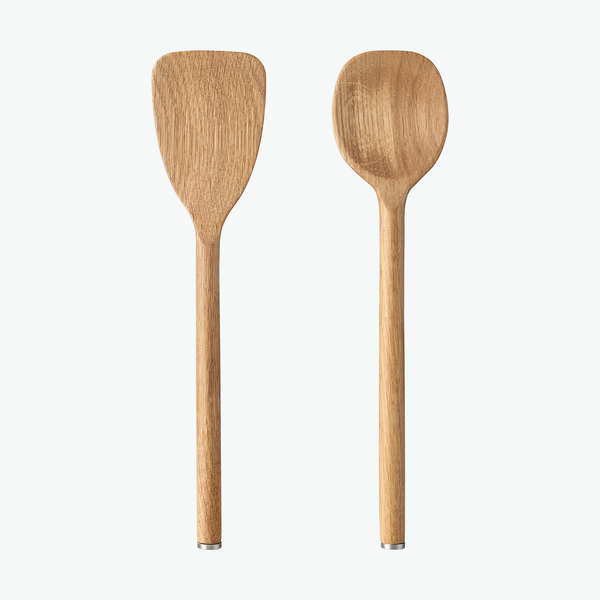 Kochlöffel/Pfannenwender aus Holz - Duo-Set 2-teilig
