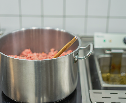 Stabile Wärmeverteilung für größere Mahlzeiten