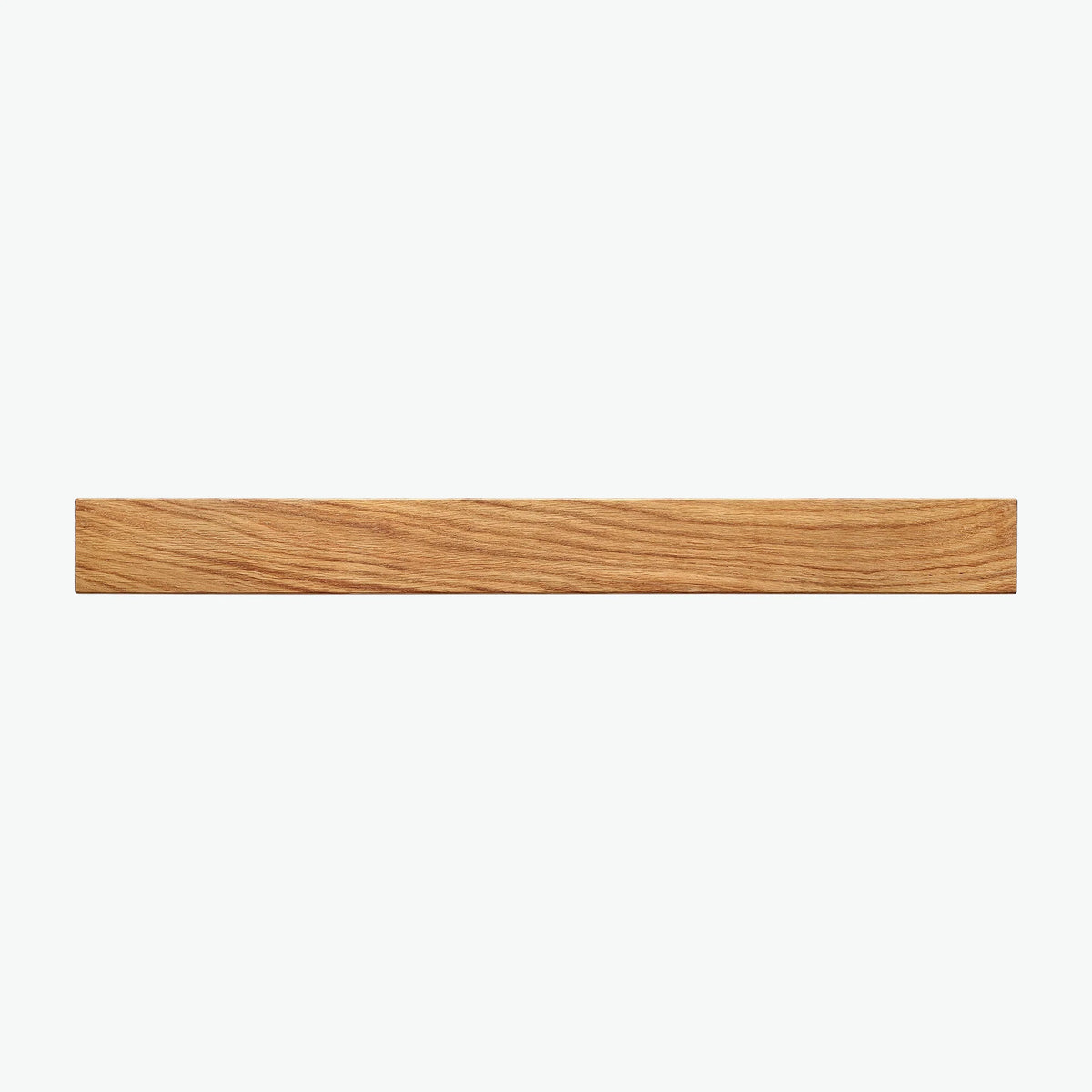 Messermagnet aus Eiche, 60 cm, von vorn