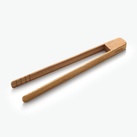 Wooden kitchen tongs